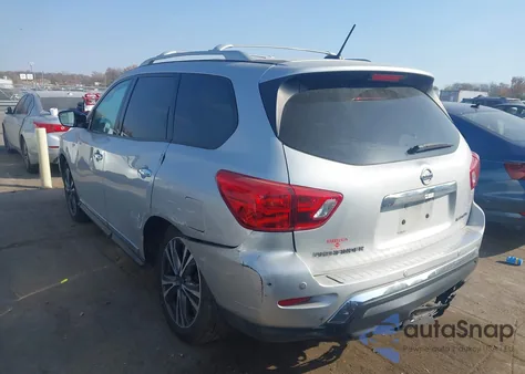 2017 Nissan Pathfinder Platinum из США, поврежденный, VIN 5N1DR2MNXHC697045